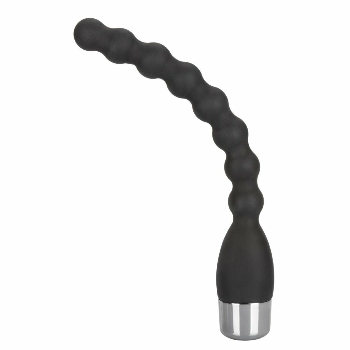 Silicone Bendable Flexible 10 Multi-speed Vibrating Beaded Anal Probe Vibe Plug