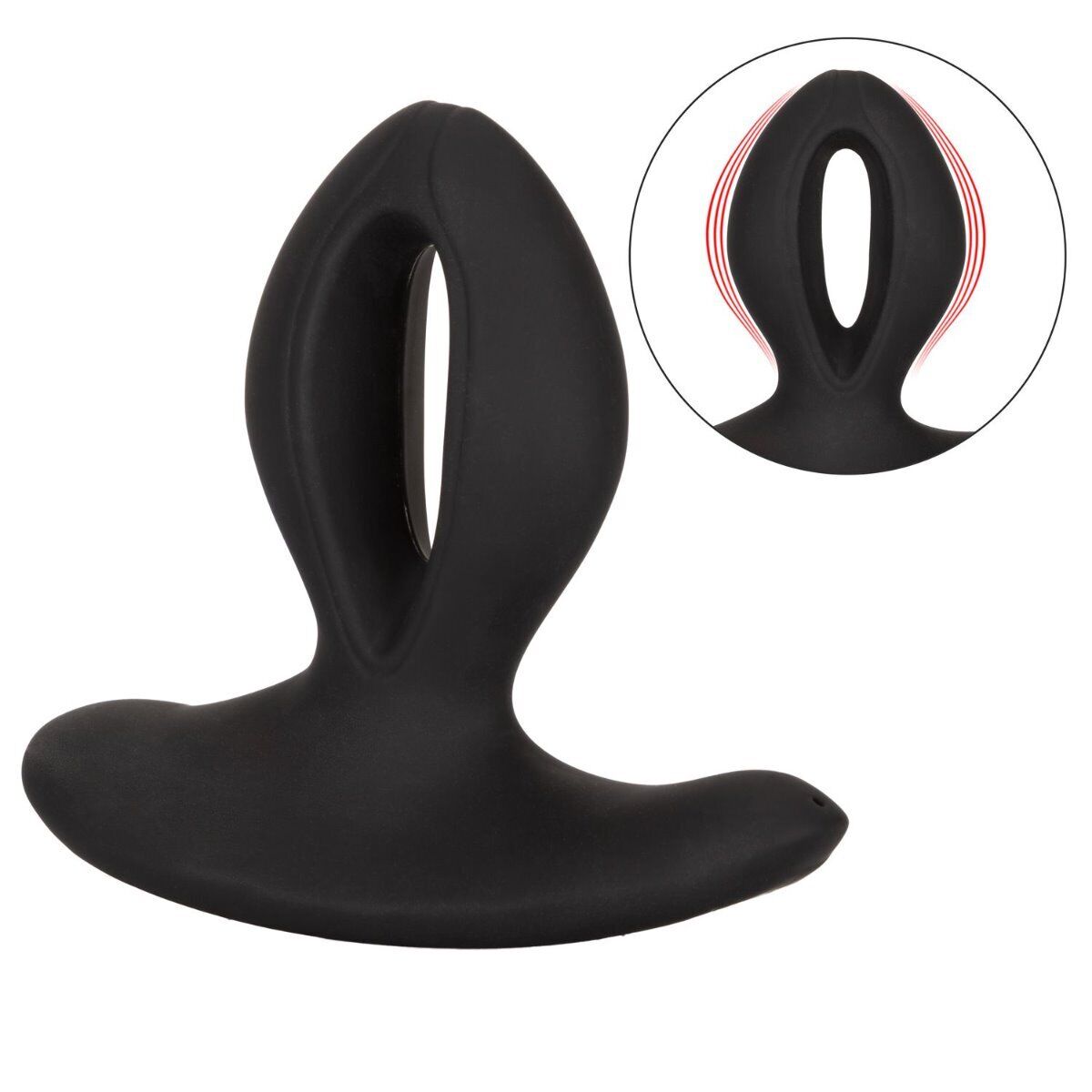 Silicone Vibrating Anal Butt Plug Probe Stimulator Vibe Sex-toys for Men Women