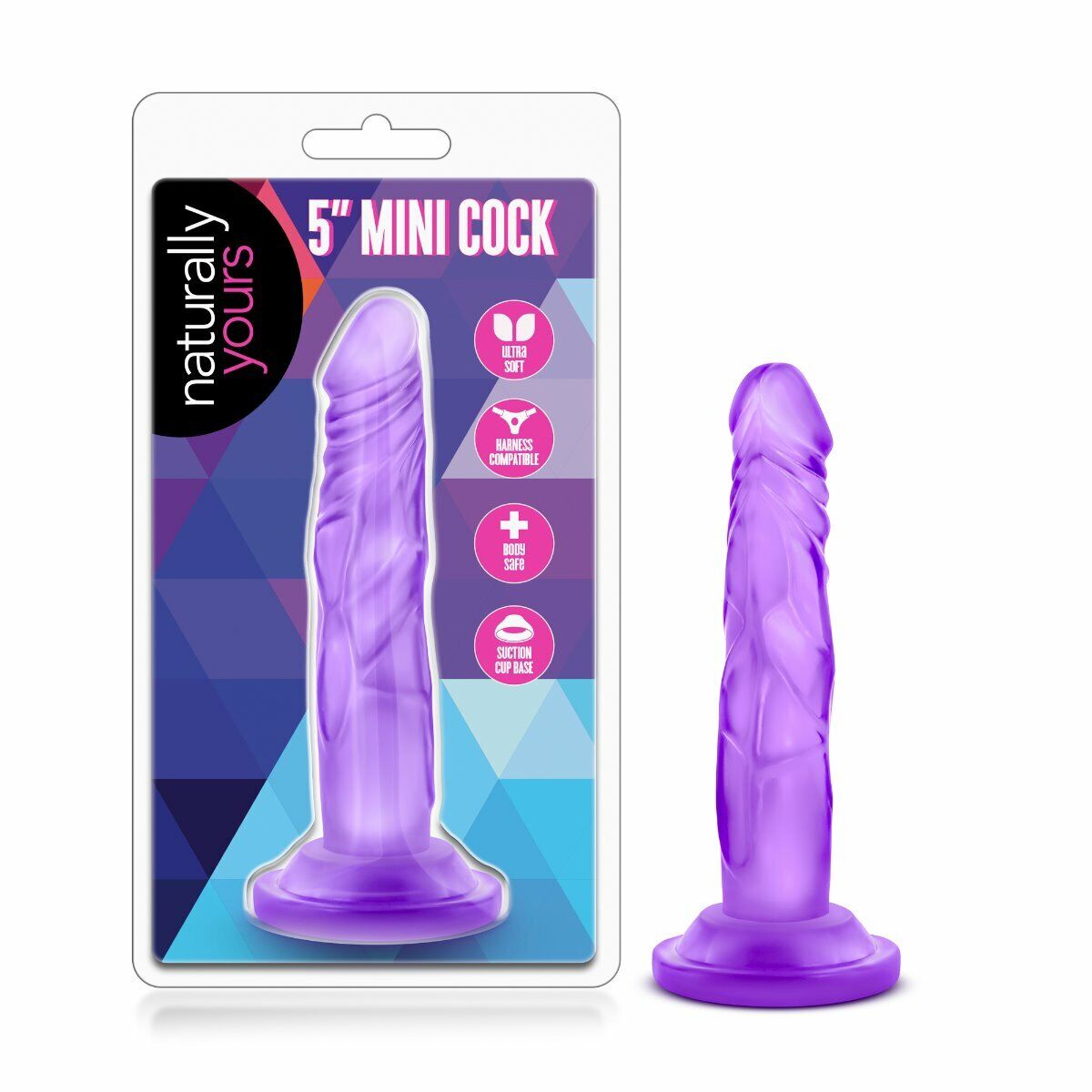 Naturally Yours 5 Inch Mini Cock Realistic Dildo Dong Suction Cup