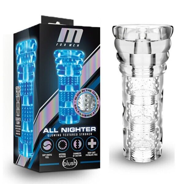 Self-Lubricating Glows in the Dark Masturbation Sleeve Masturbator Cock Stroker