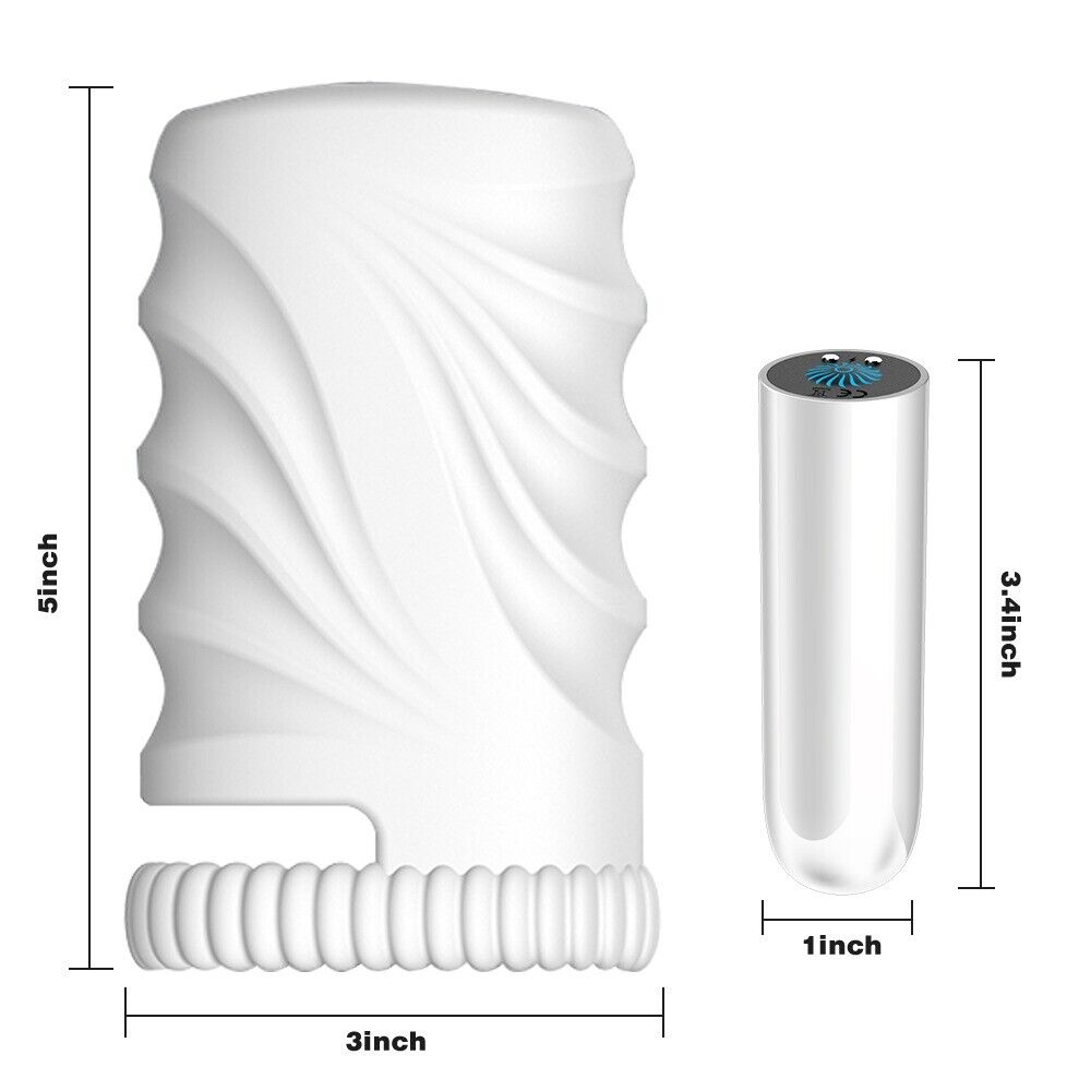 Vibrating Male Penis Stamina Cock Trainer Massager Masturbator Stroker Sleeve