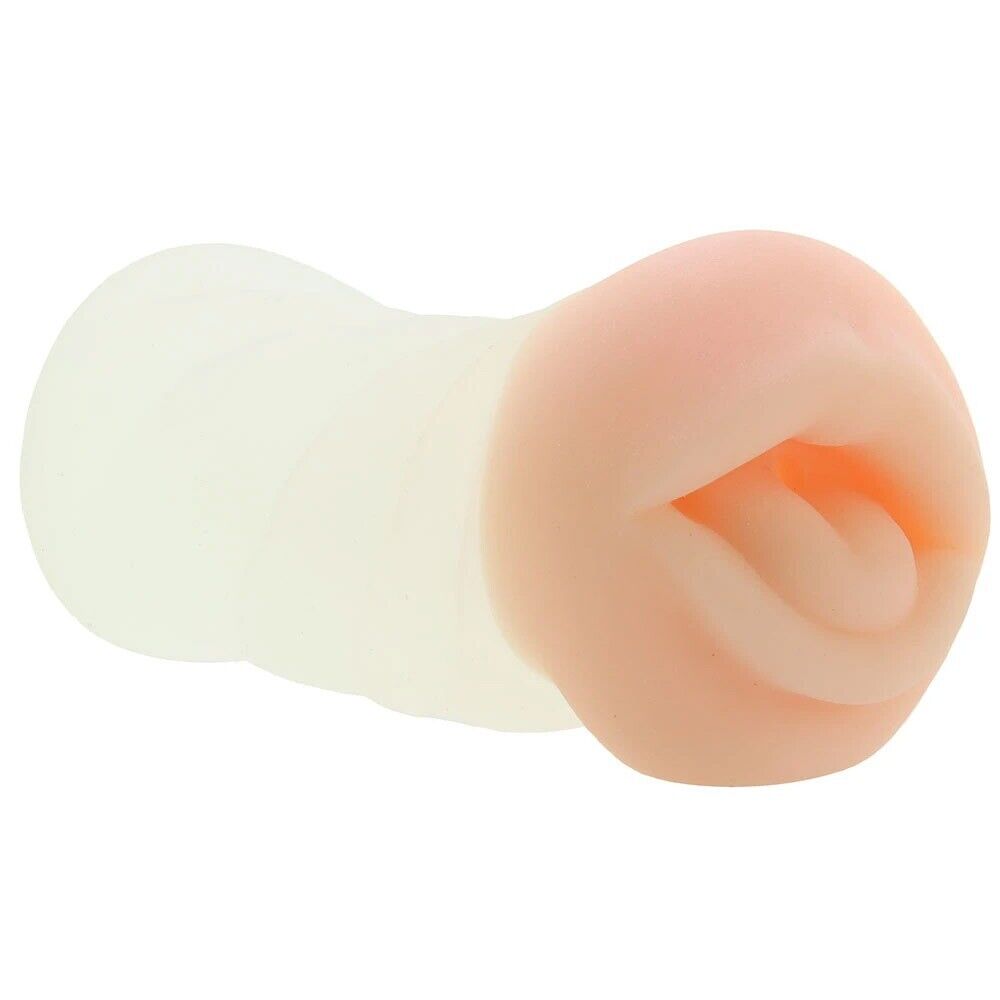Zolo Clear Deep Throat Stroker Male Masturbator Sex Toys for Men