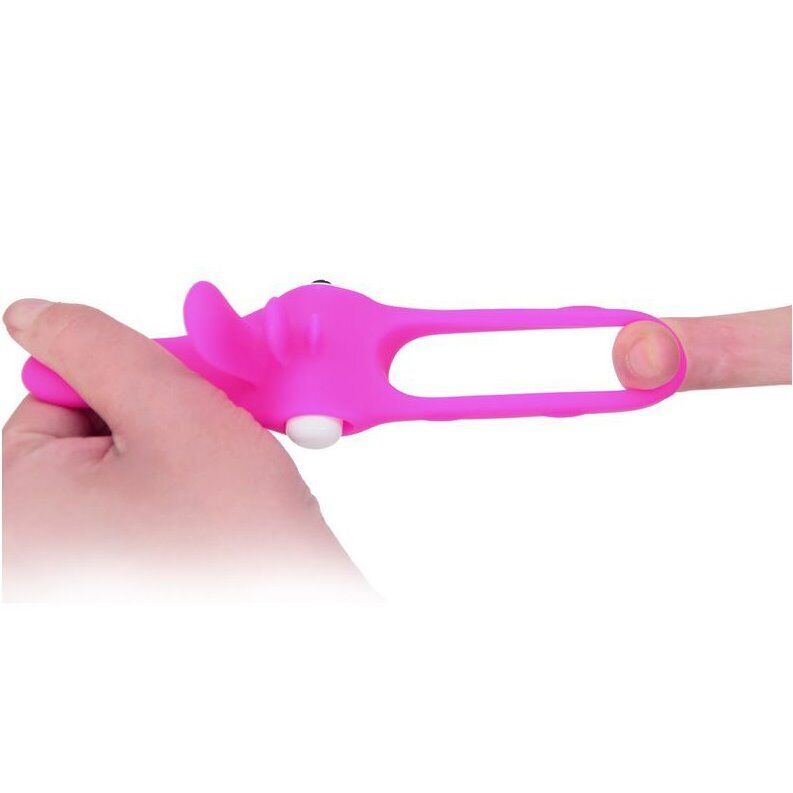 Silicone Vibrating Clit Stimulator Penis Enhancer Cock Ring Sex-toys for Couples