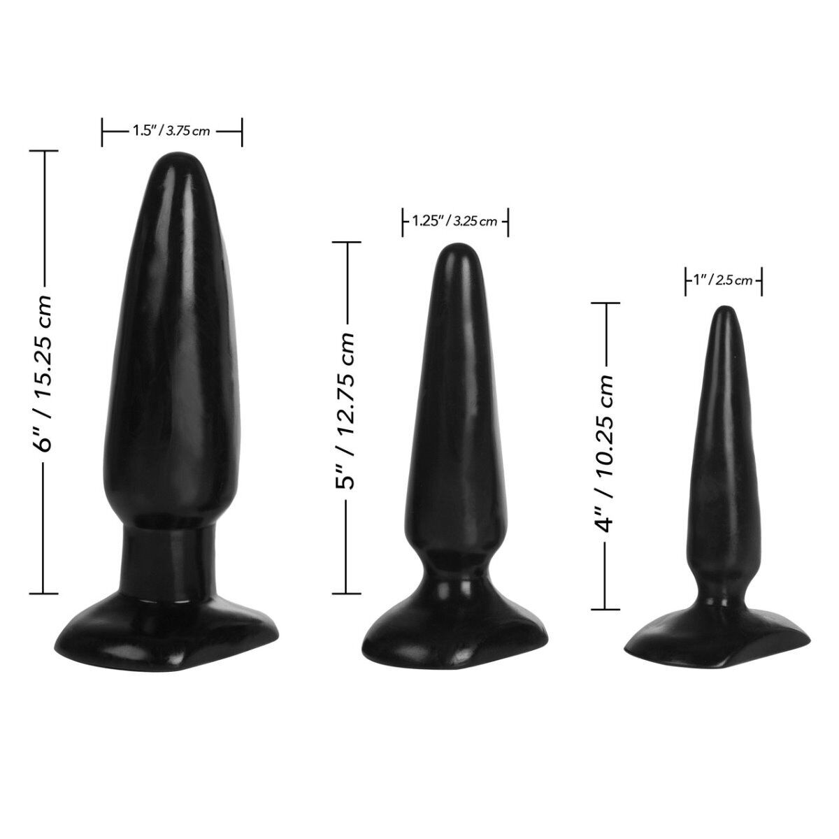 Beginner Colt Anal Trainer Kit Butt Plugs Small Medium Large Anal Dildo Sex Toy