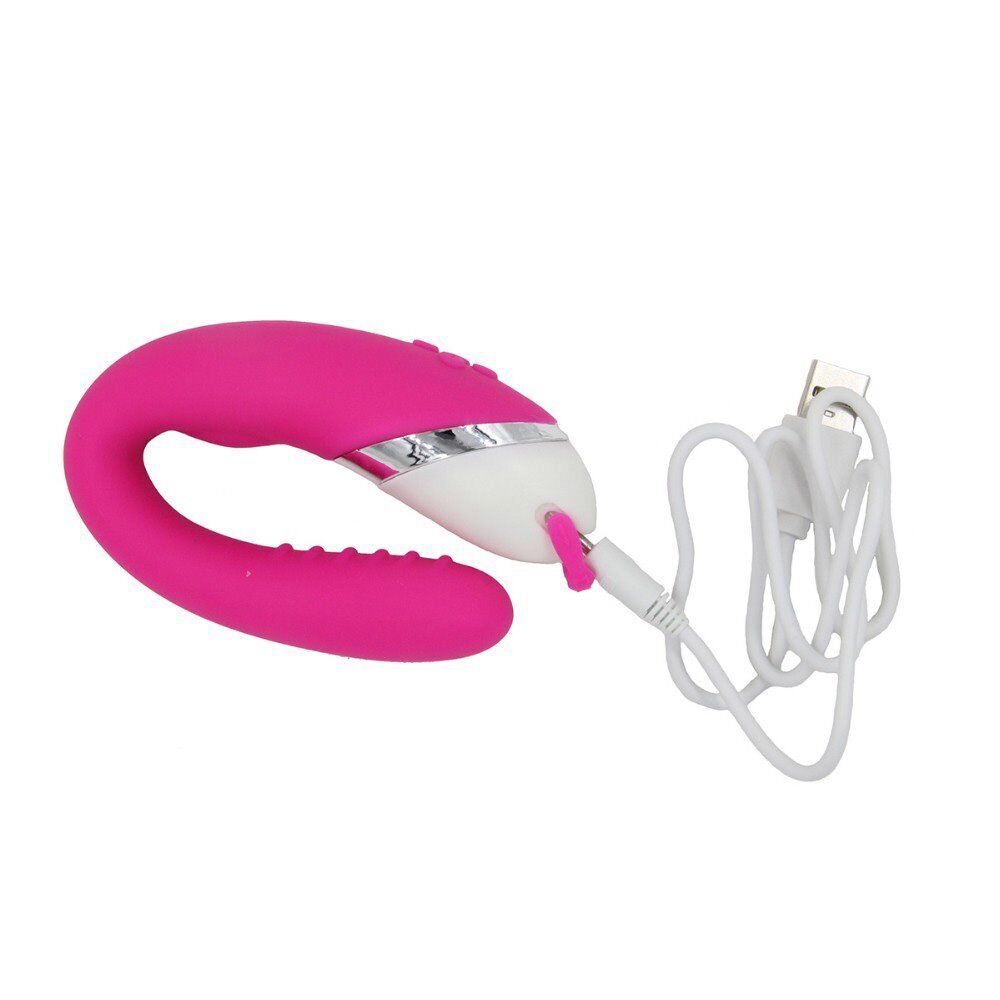 Rechargeable Wearable Couple Lover Clit G-spot Vibrator Vibe Dildo Sex Toys