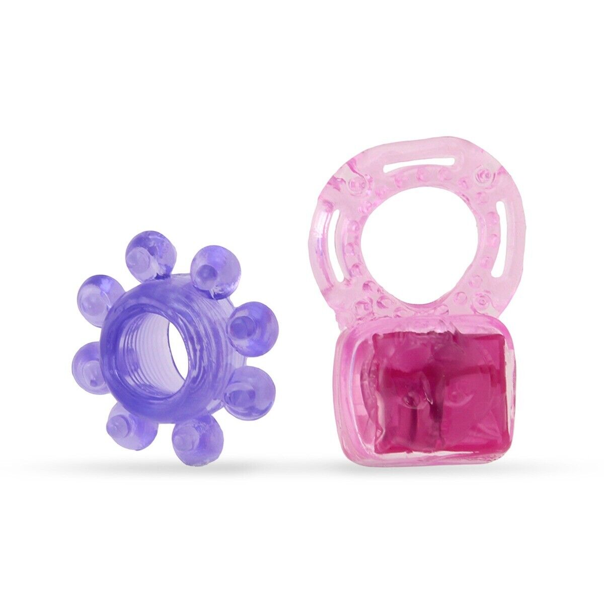 Disposable Stretchy Vibrating Cock Ring Penis Sleeve Sex-toys for Men Couples