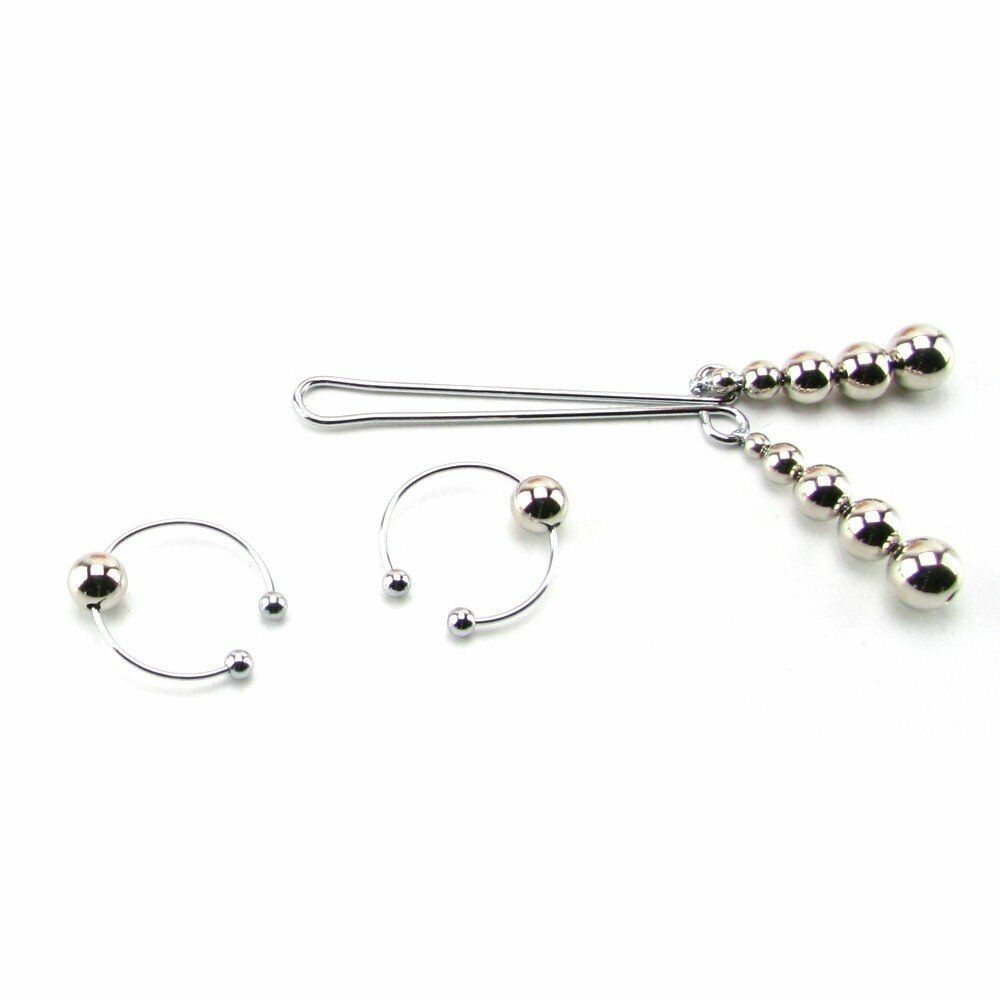 Non-Piercing Sexy Nipple Ring Clitoral Clit Pussy Vagina Clip Body Jewelry