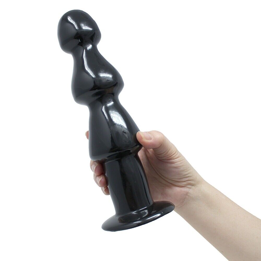 Thick XL Beaded Anal Dildo Butt Plug Dilo Anal Play Sex Toy for Men Women Couple