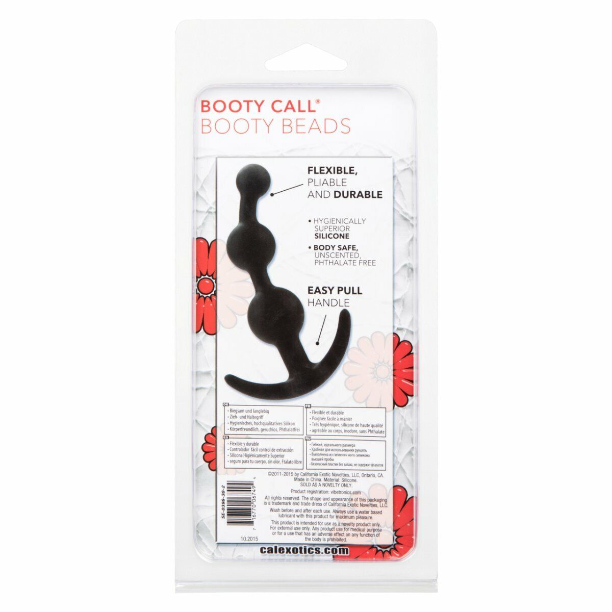 Booty Call Flexible Bendable Silicone Vaginal Anal Orgasm Beads Butt Plug SexToy