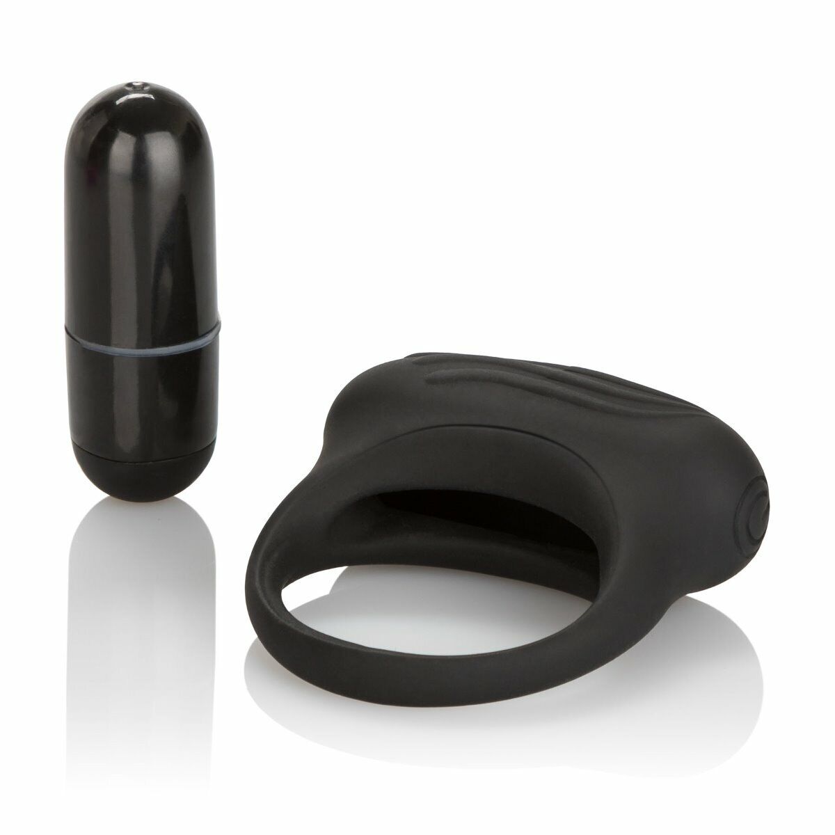 Waterproof Silicone Lover's Arouser Vibrating Penis Cock Ring Enhancer