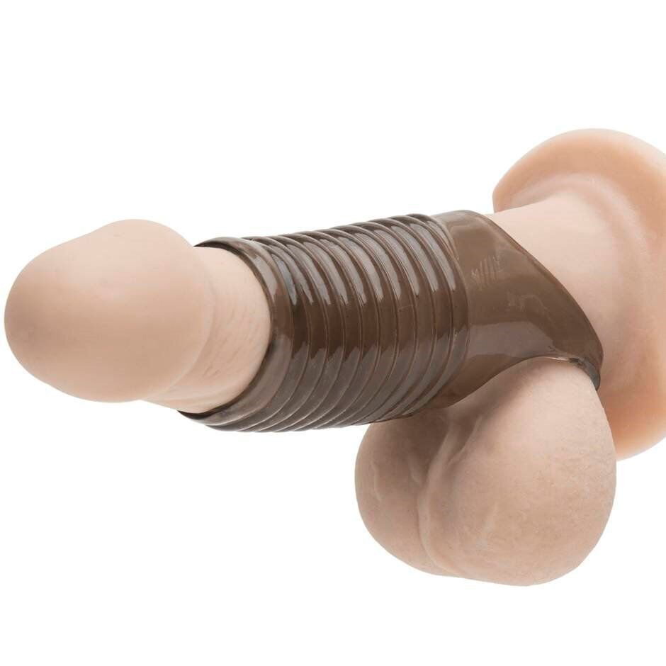 Stimulation Enhancer Textured Thick Penis Sleeve Cock Sheath Extension