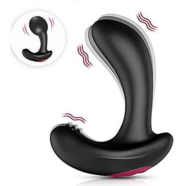 Inflatable Vibrating P-Spot G-spot Anal Vibrator Prostate Massager Butt Plug