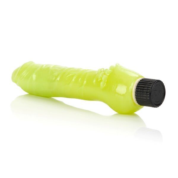 Glow in the Dark Jelly Realistic Vibrator Vibe G-spot Anal Dildo Dong Penis Cock