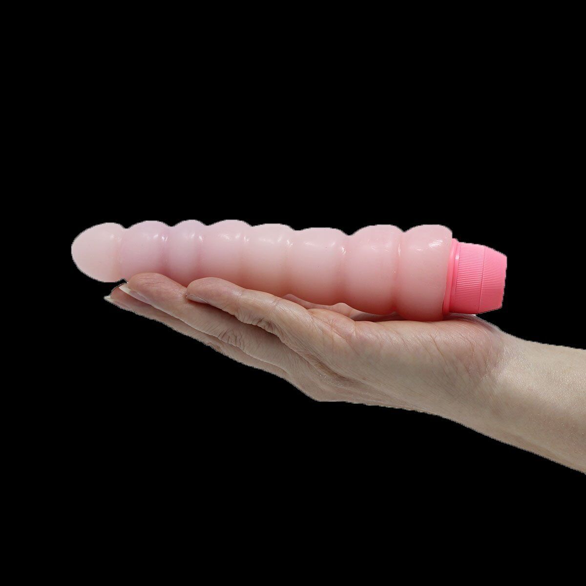 Soft Beaded Ribbed Flexible Bendable Posable Anal Vibrator Butt Plug
