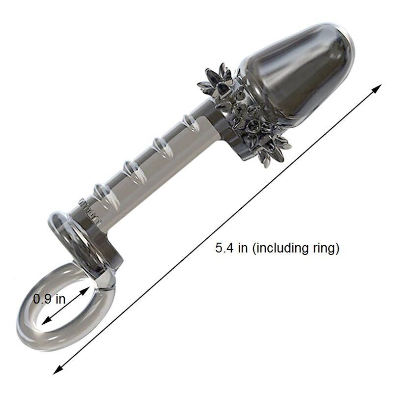 Foreskin Glan Cock Ring Penis Extension Sleeve Enhancer Sex Toys for Men Couples