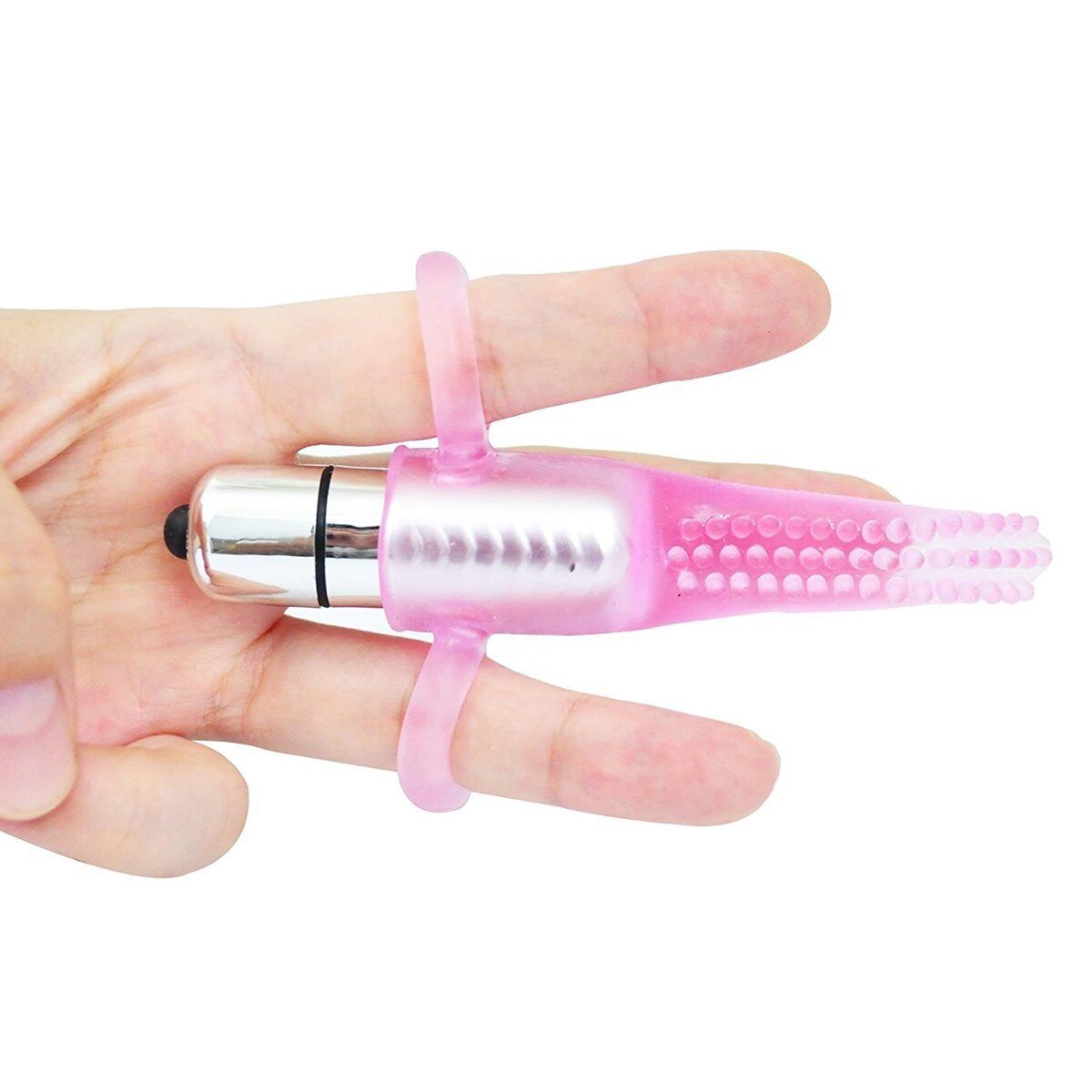 Vibrating Tongue Finger Massager Vibe Vibrator Orgasm Sex-toys for Women
