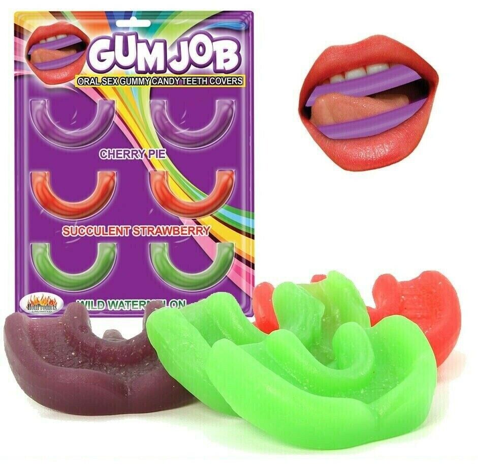 Gum Job Oral Sex Gummy Candy Teeth Covers Blow-job Enhancer for Couples - 6 PACK