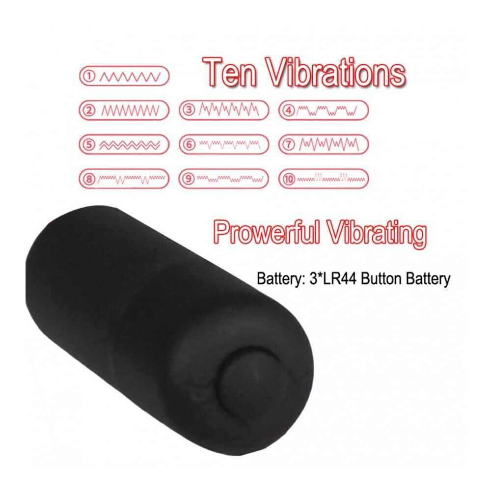 Vibrating Ball Testicle Scrotum Pouch Cinch Penis Cock Ring Male Enhancer Sextoy