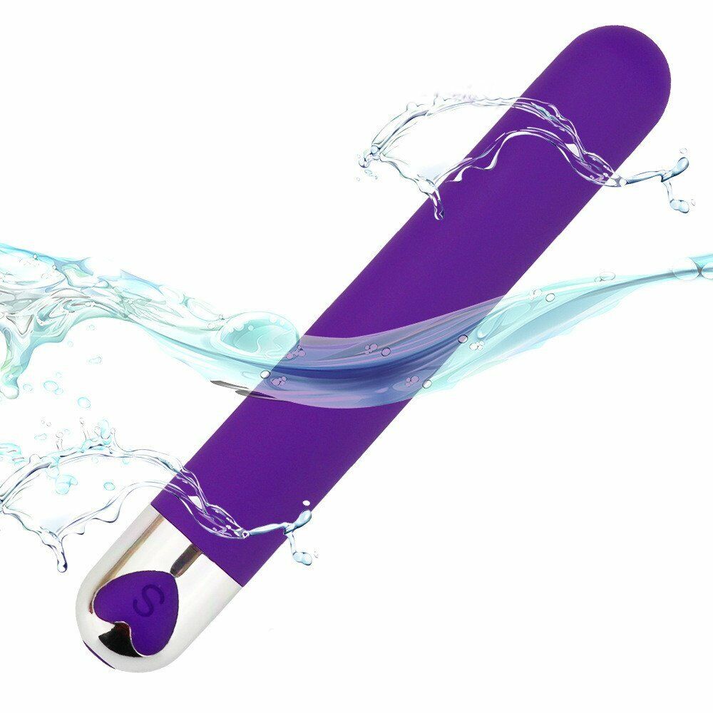 Rechargeable Extra Long Slim Slender Vibrating Bullet Vibrator Sex-toy for Women