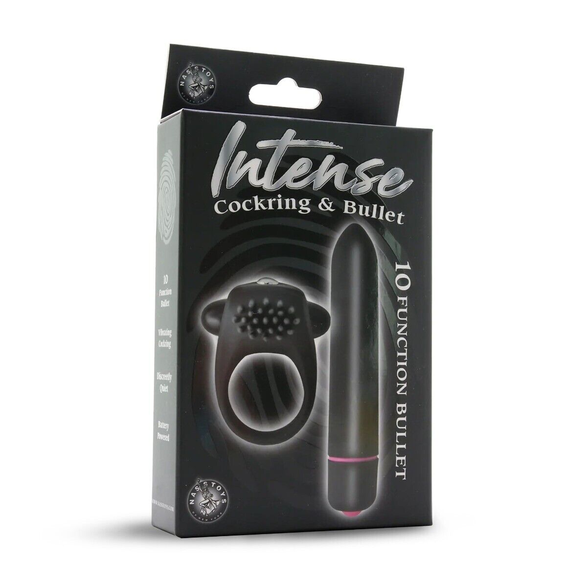 Vibrating Male Penis Enhancer Cock Ring and Bullet Vibrator Couple Sex Toys