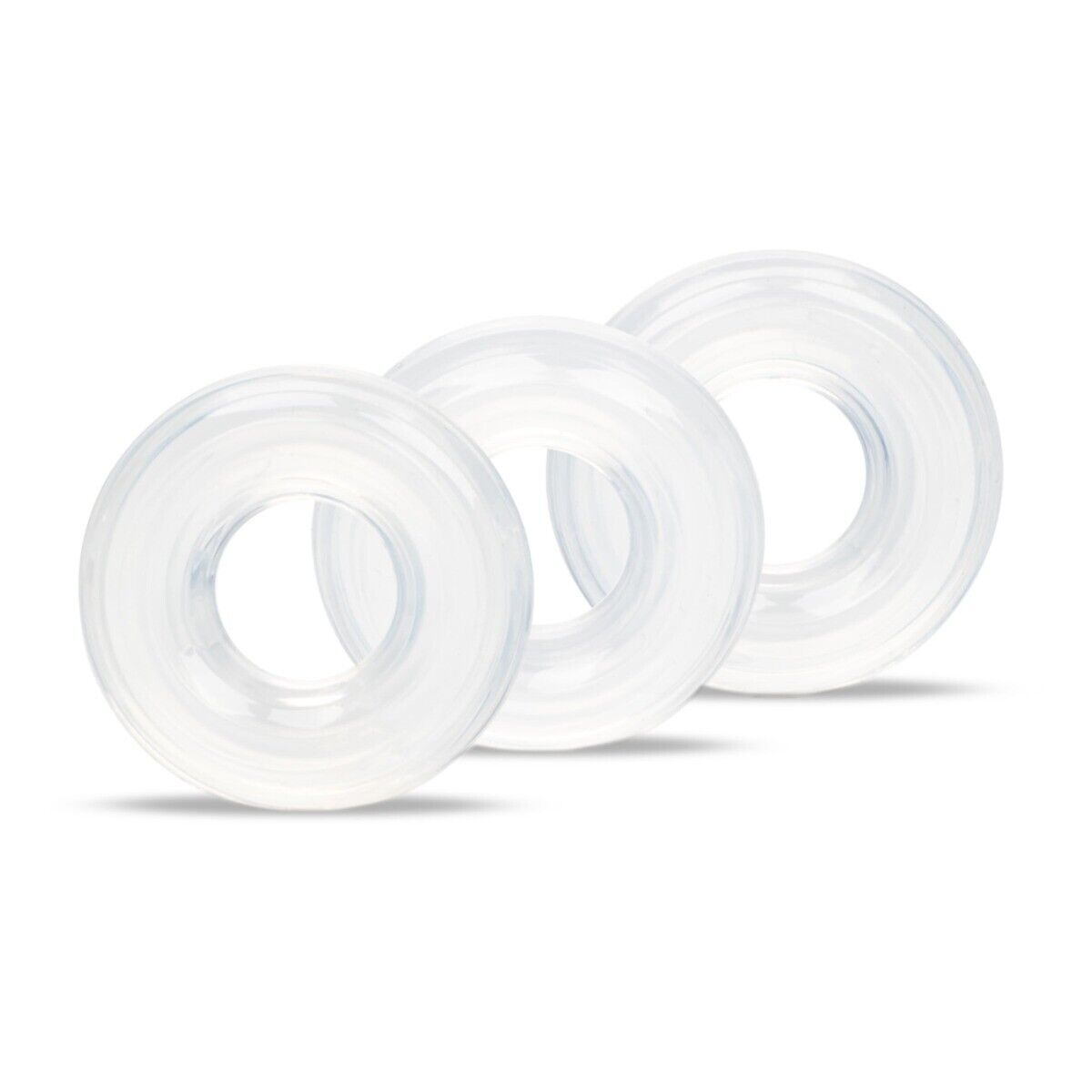 3 Thick Silicone Penis Cock Ring Male Erection Enhancer Prolong Delay Sex Toys