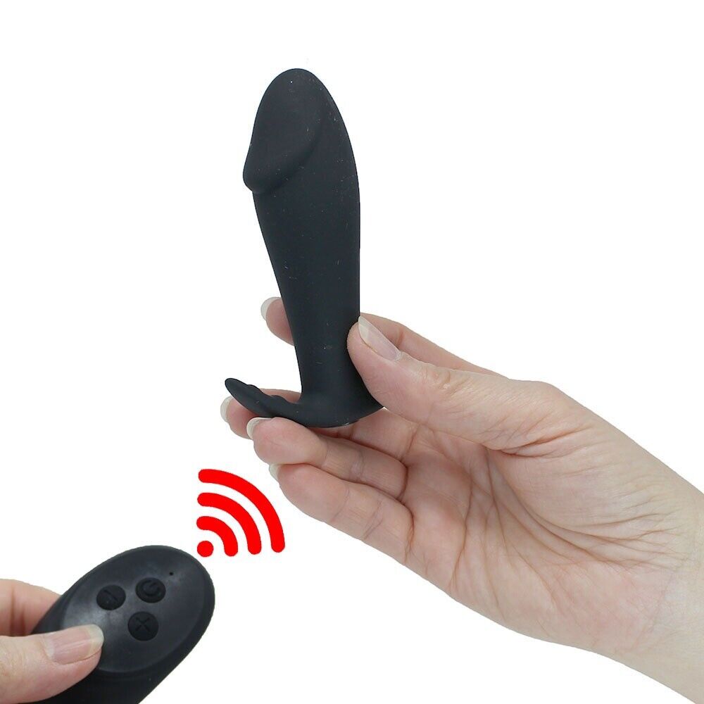 Wireless Remote Control Vibrating Wearable Anal Butt Plug Anal Trainer Sex Toys