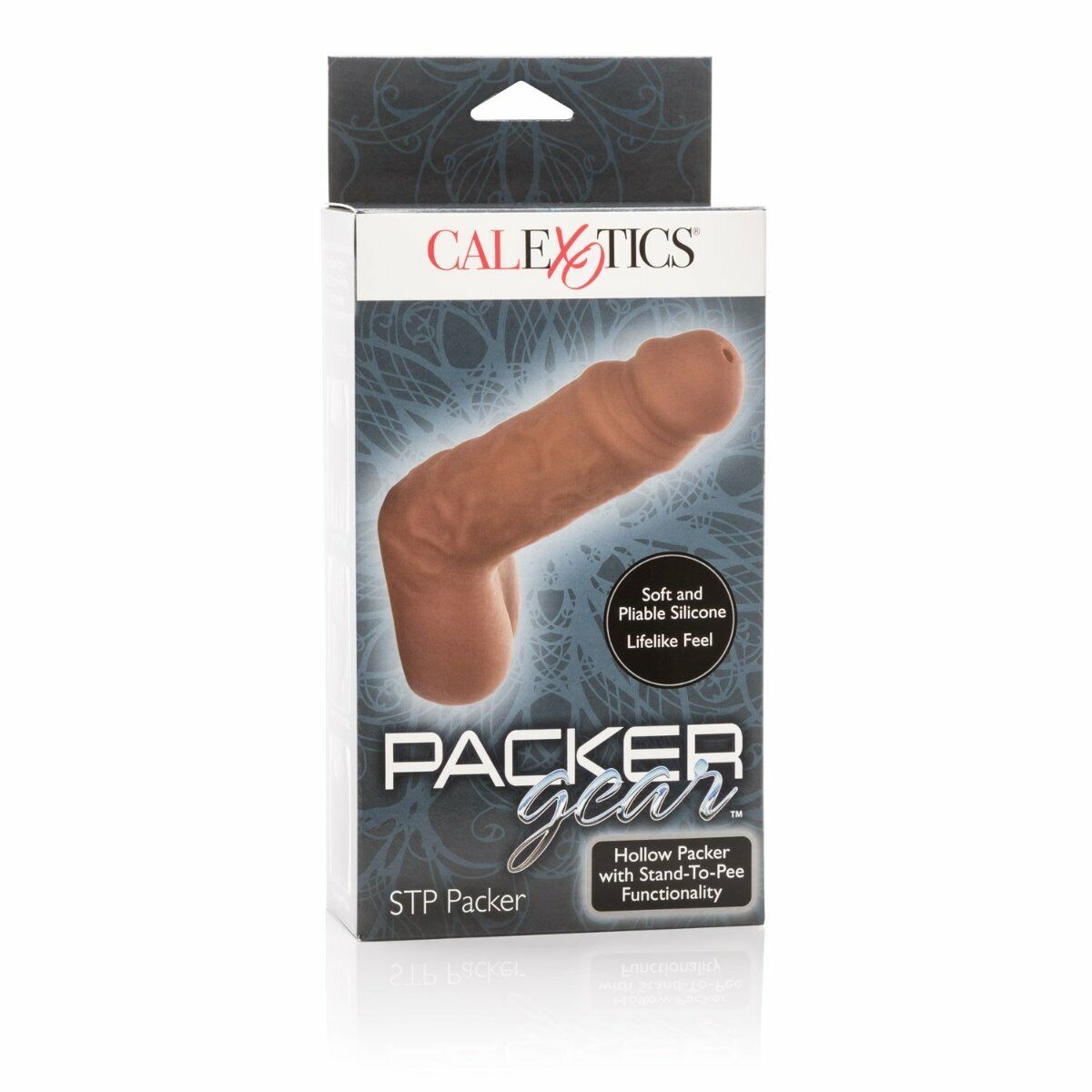 Soft Silicone Black Hollow Stand to Pee FTM STP Packer Gear Penis
