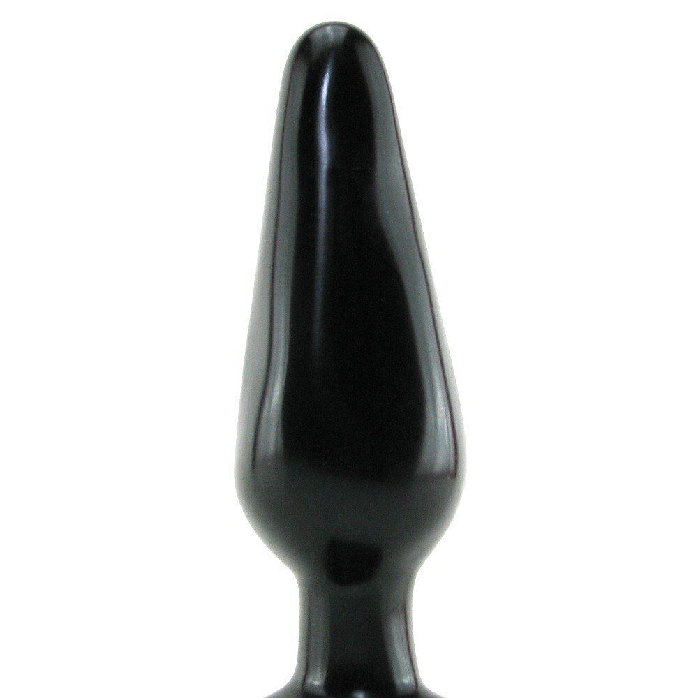 Doc Johnson Black Classic Medium Butt Plug Anal Dildo Sex Toy Trainer