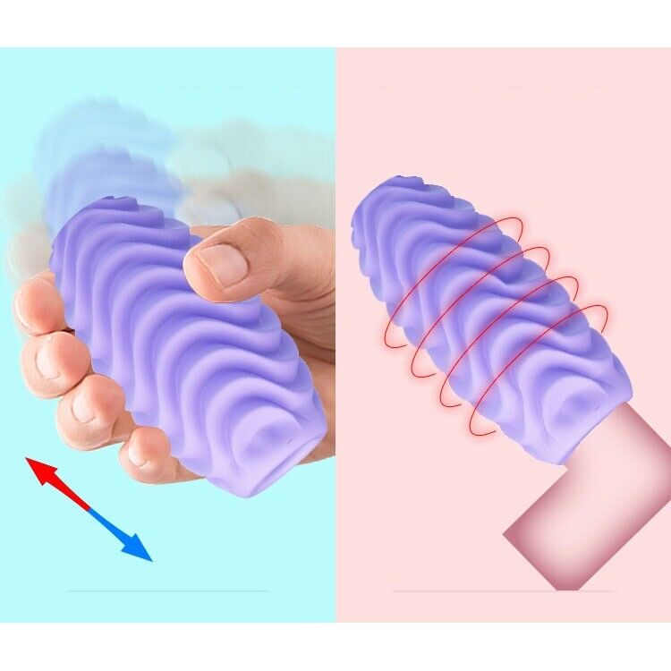 Reversible Egg Male Masturbator Sleeve Hand Job Cock Stroker Sex Toys for Men