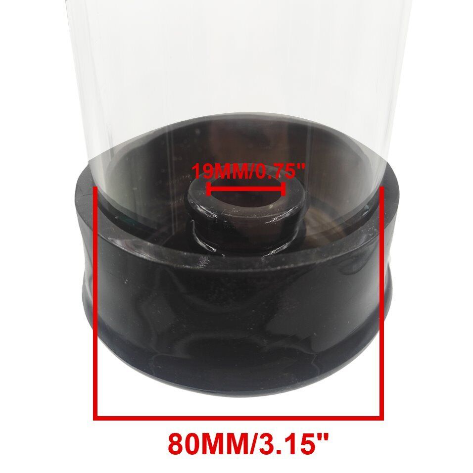 2Black Silicone Replacement Donut Sleeves for Penis Pumps Increase Suction Power