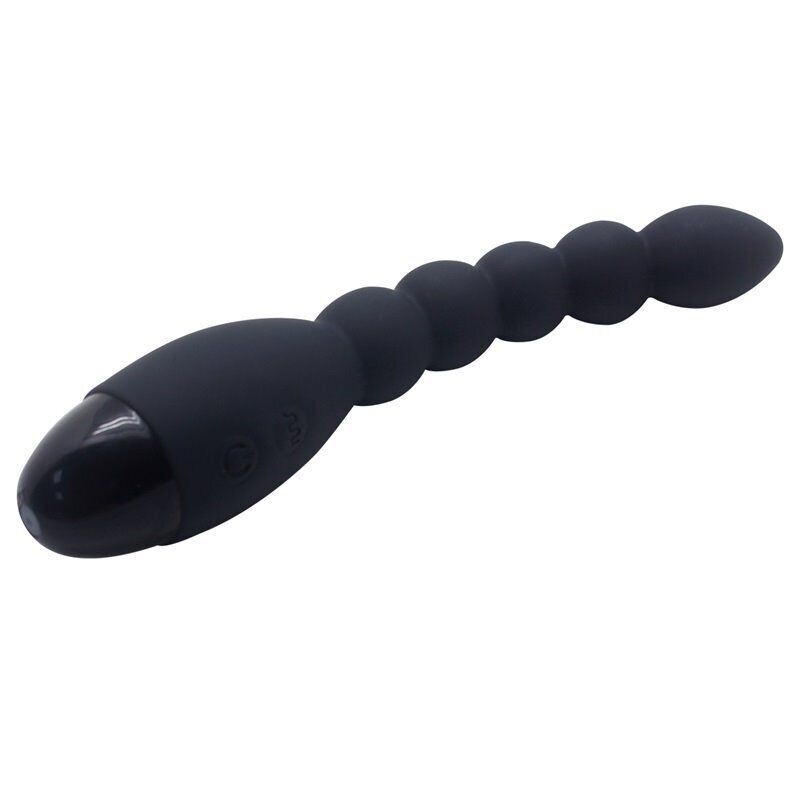Silicone Rechargeable Vibrating Anal Beads Vibe Vibrator Anal Sex Toys