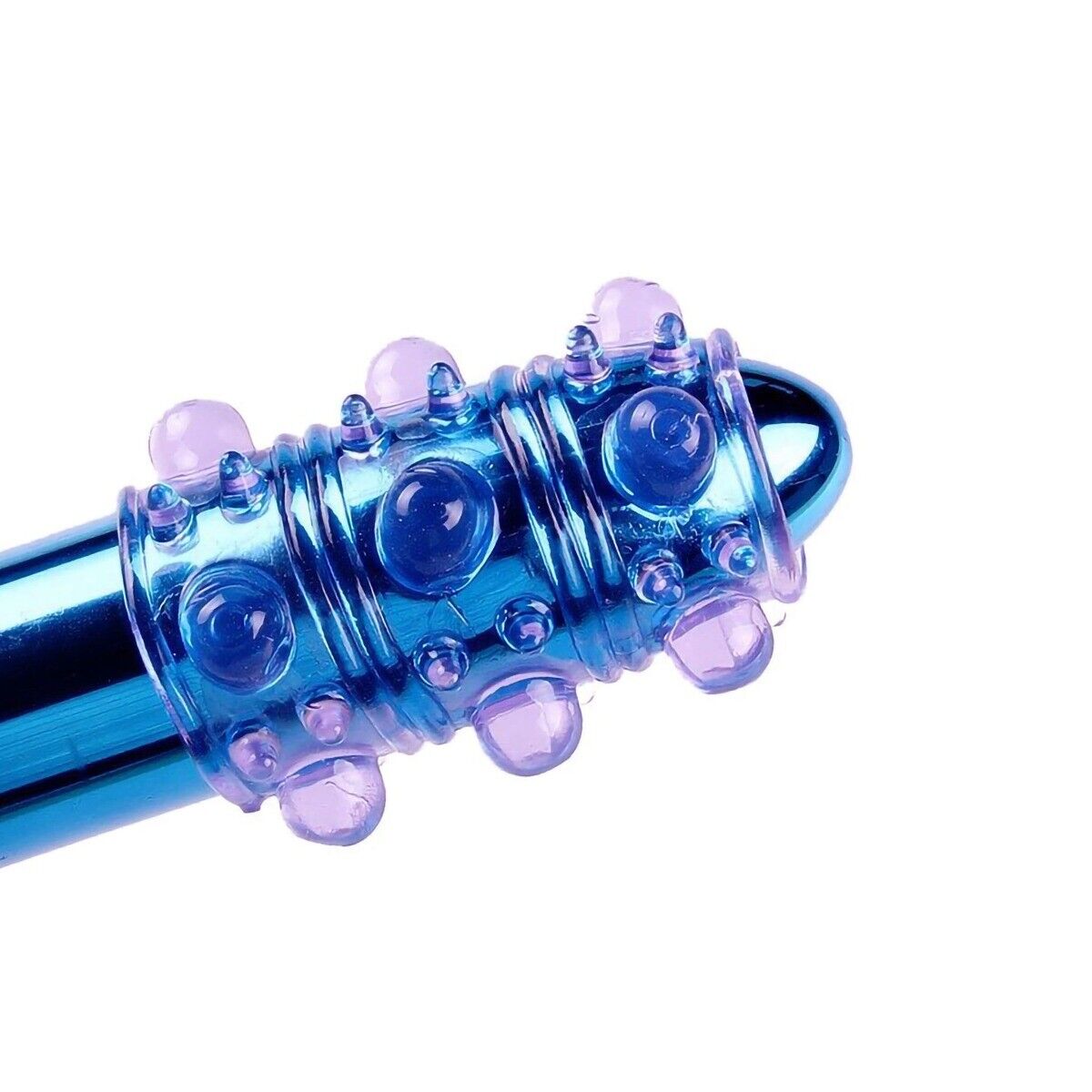 Disposable Stretchy Vibrating Cock Ring Penis Sleeve Sex-toys for Men Couples