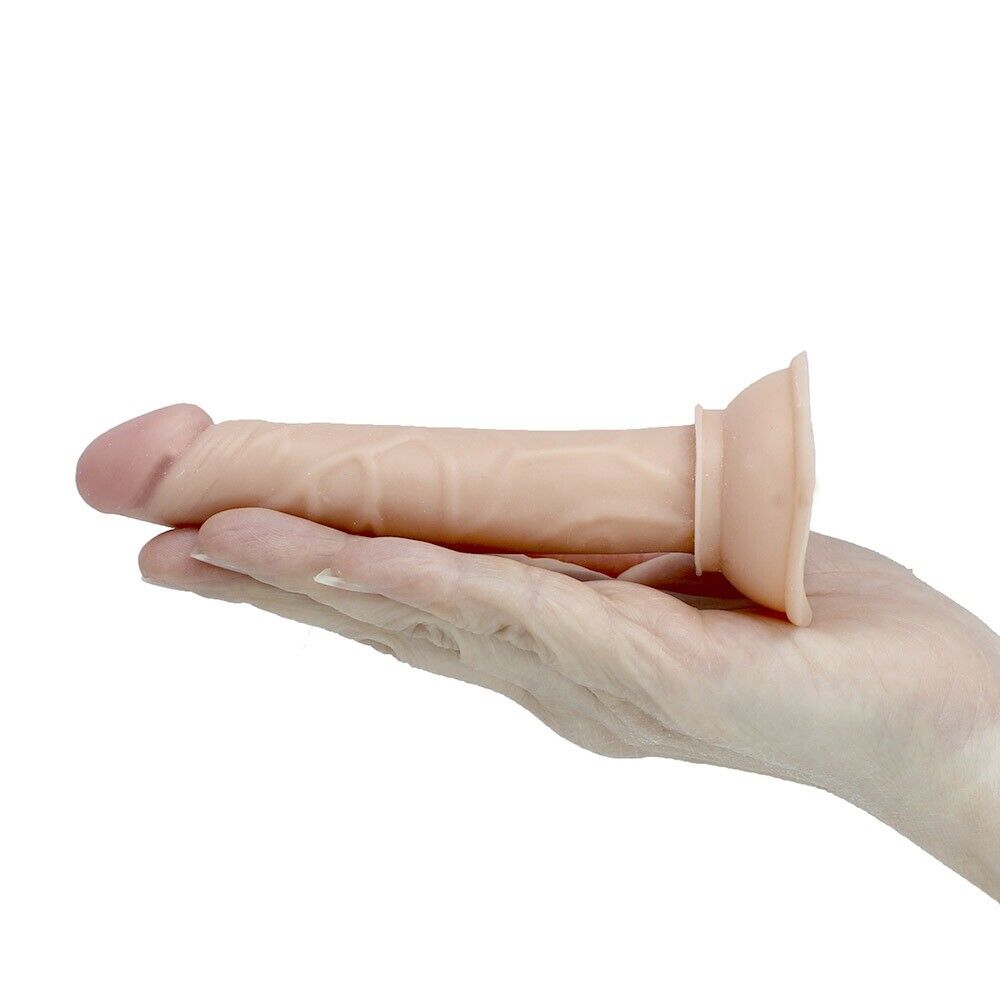 Beginner 5" Slim Realistic G-spot Anal Dildo Dong Sex Toys for Men Women Couples