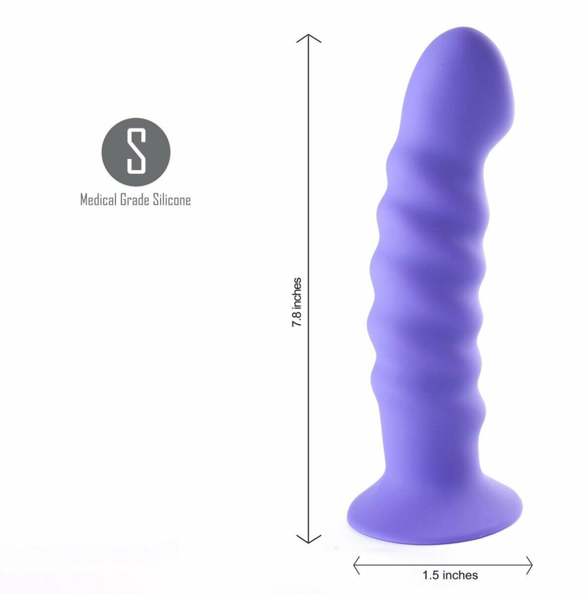 Maia Porpora D3 Silicone G-spot Anal Dildo Dildoe Strap-on Dong Attachment