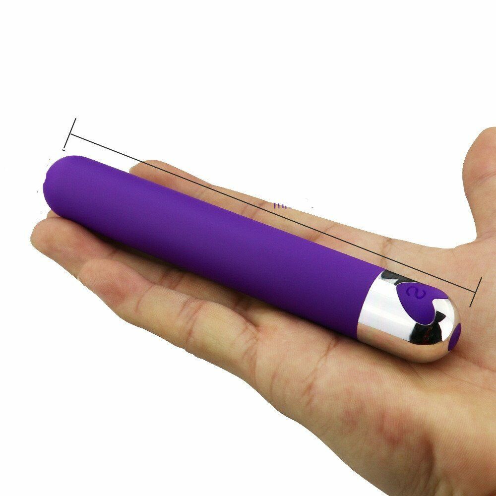 Rechargeable Extra Long Slim Slender Vibrating Bullet Vibrator Sex-toy for Women