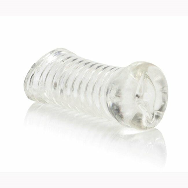 Mini Ribbed Pocket Pussy Stroker Sleeve Male Masturbators Sex Toys for Men