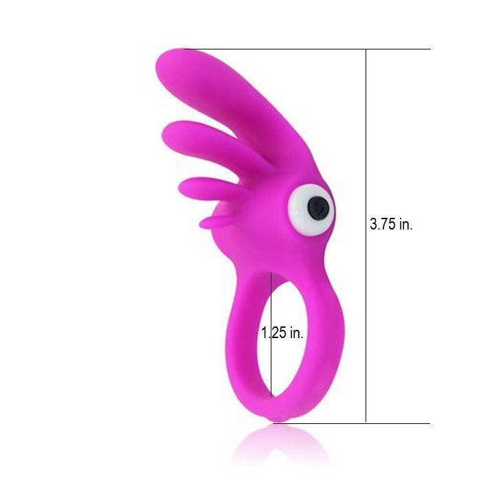 Silicone Vibrating Clit Stimulator Penis Enhancer Cock Ring Sex-toys for Couples