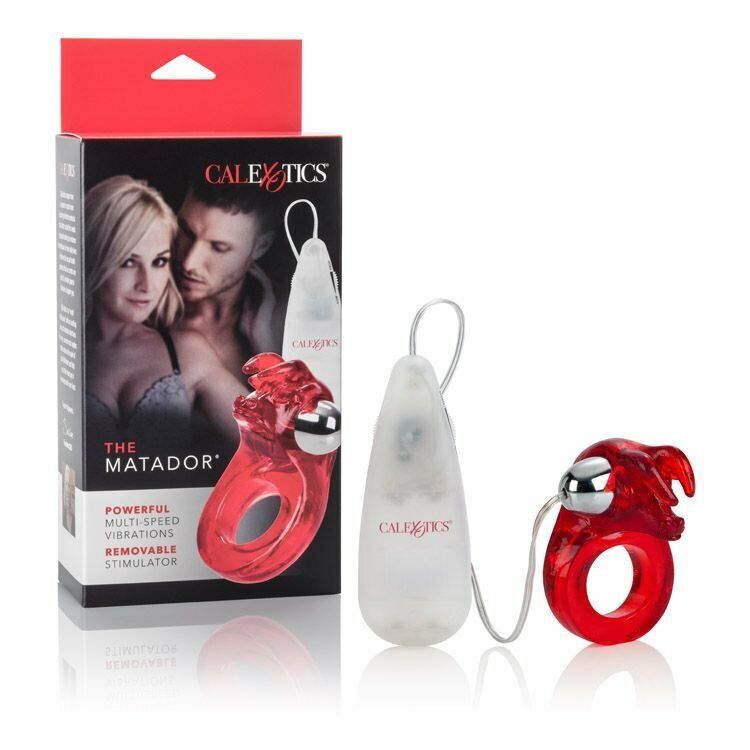 Matador Vibrating Penis Cock Ring w/ Wired Multi-speed Remote Control Sex Toy
