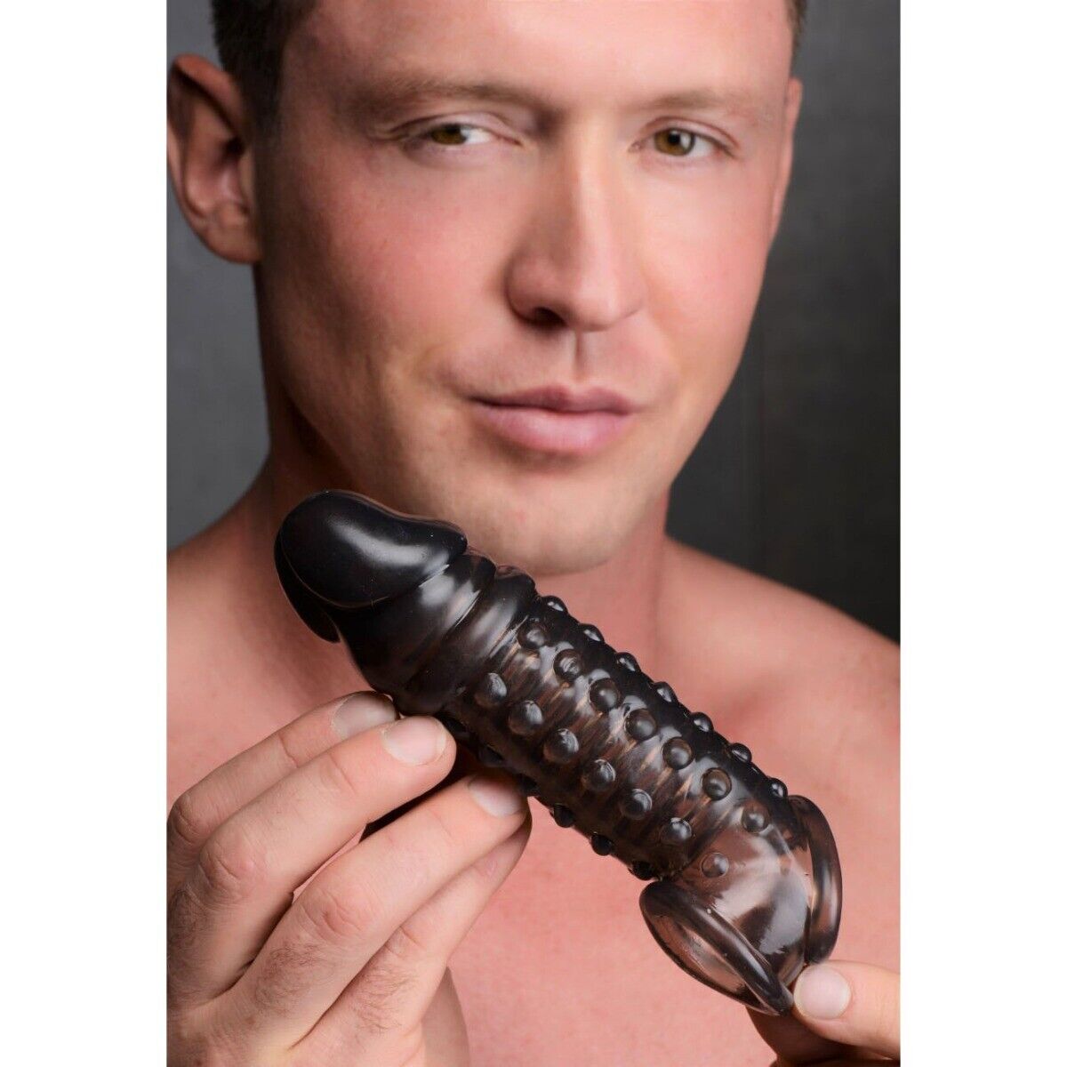Size Matters Add 1.5" Male Penis Extension Sleeve Extender Girth Enhancer Sheath