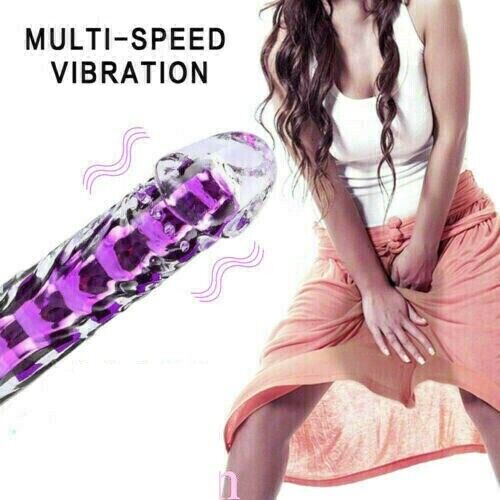 Soft Jelly Multi-speed Realistic G-spot Anal Vibrator Dildo Women Sex Toys