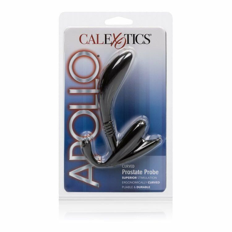 Apollo Curved Prostate Probe Men Male P-spot Massager Anal Butt Plug