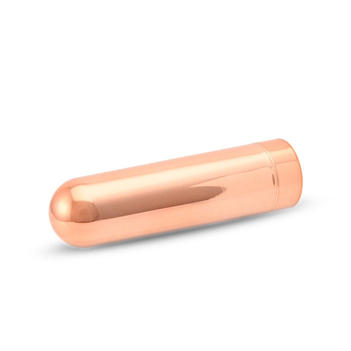 Metallic Gold Rechargeable Power Bullet Vibrator Beginner Sex Toys for Women