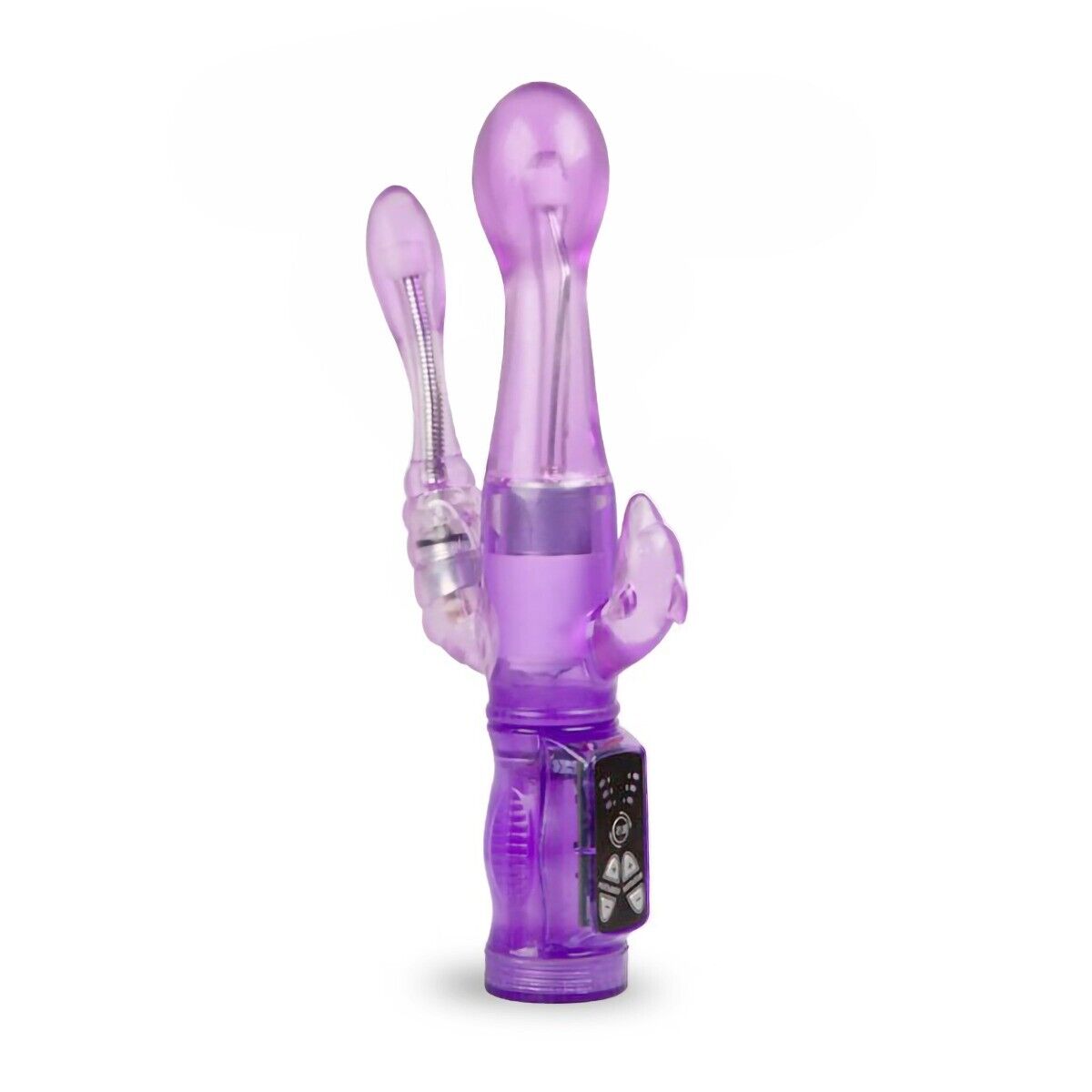 Bendable Flexible Clit G-spot Anal Triple Pleasure Rabbit Vibrator Vibe Dildo