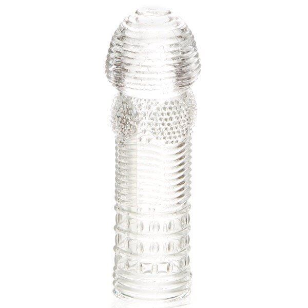 Adam & Eve Vibrating Penis Sleeve Kit Thicker Cock Girth Enhancer Enlarger