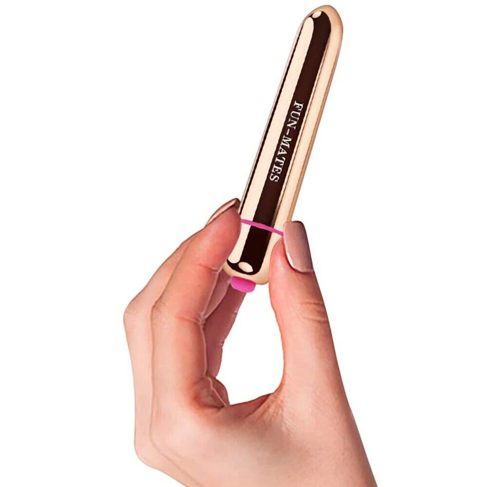 16 Mode Rose Gold Bullet Clit Vibrator Foreplay Sex Toys for Couples Women