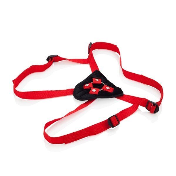 Red Rider Strap-on Harness G-Spot Anal  Sex P-spot Dildo Dong Prostate Massager
