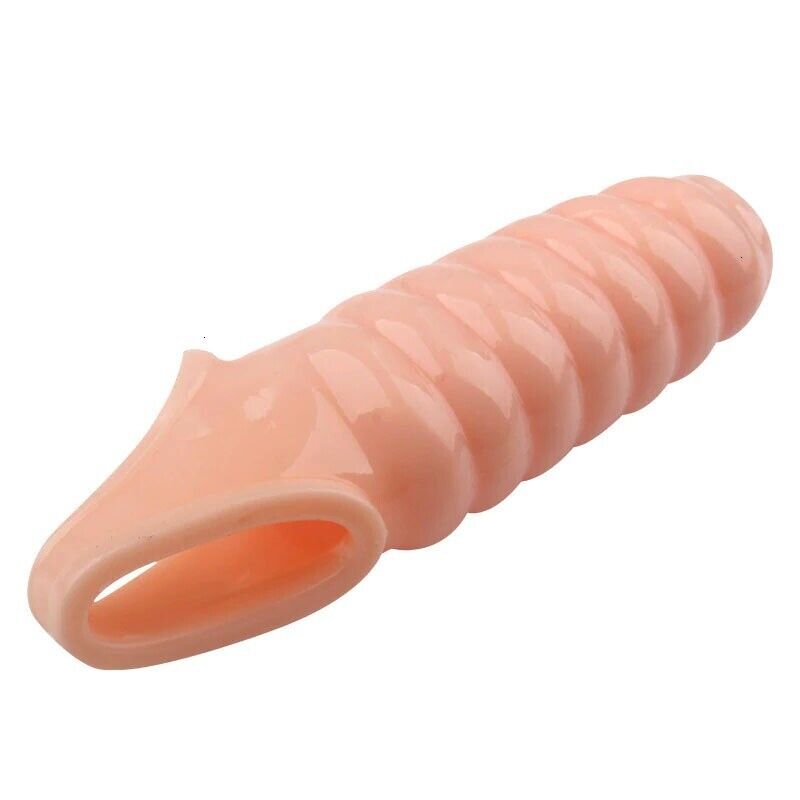 Penis Extension Extender Sleeve Sheath Enhancer Enlarger Sex Toy for Couple Men