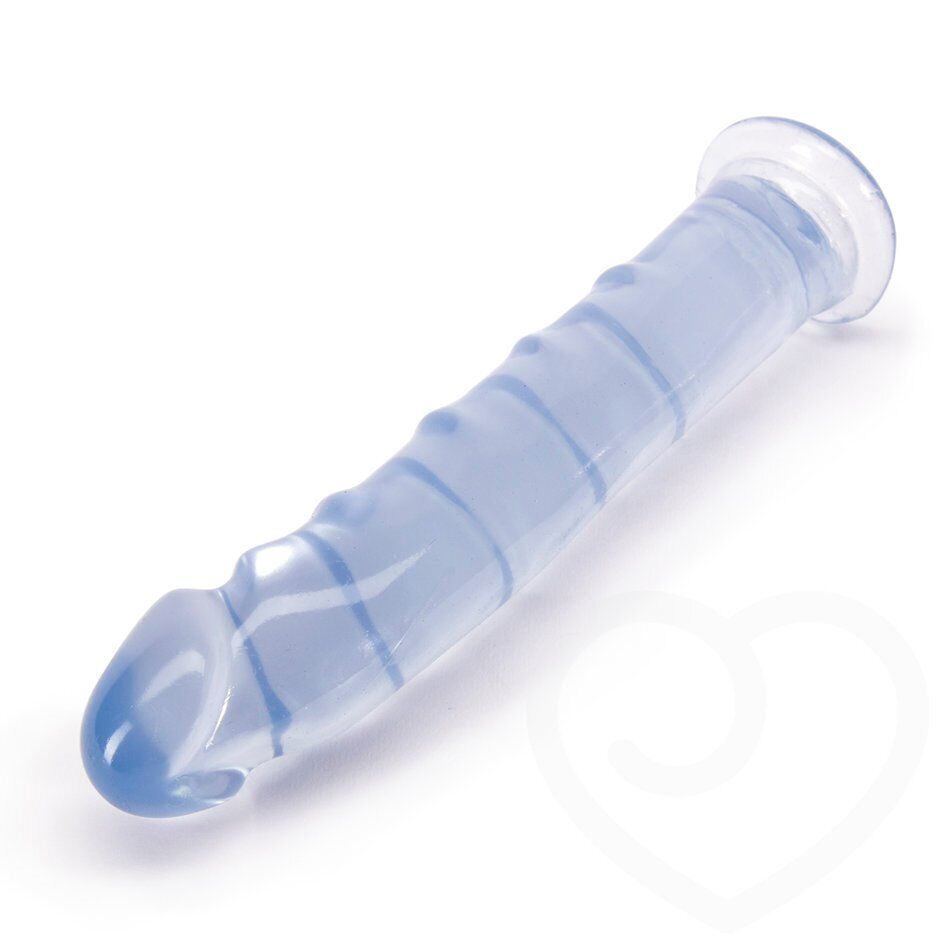 Jelly Jewels 8" Realistic Anal G-spot Dildo Butt Plug with Suction Cup