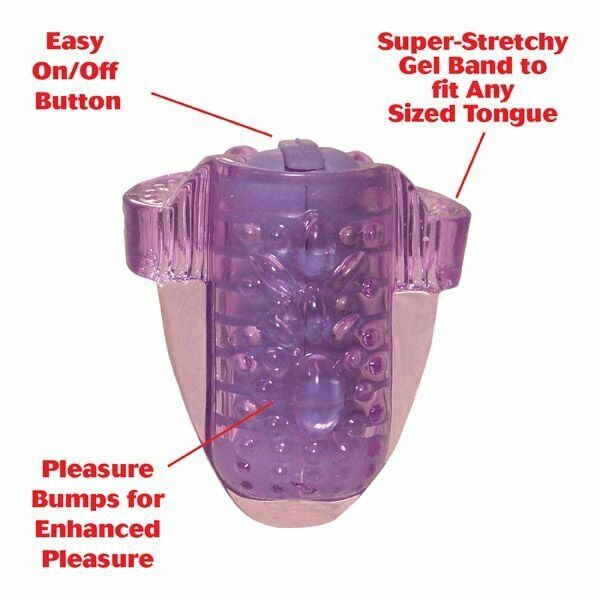 Disposable Screaming O Ling O Vibrating Tongue Ring Oral Sex Vibe Vibrator