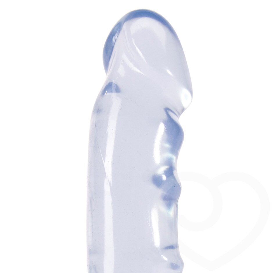 Jelly Jewels 8" Realistic Anal G-spot Dildo Butt Plug with Suction Cup